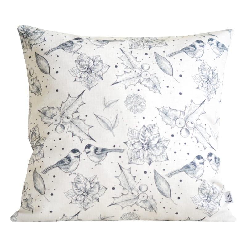 Poszewka świąteczna - Ptaszki