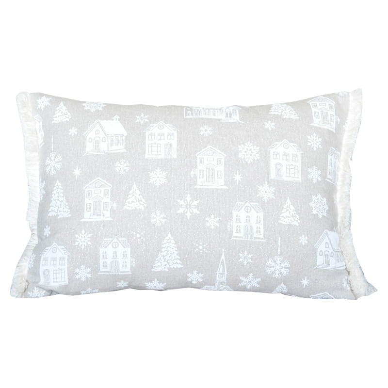 Poszewka świąteczna - Kamieniczki_35x50