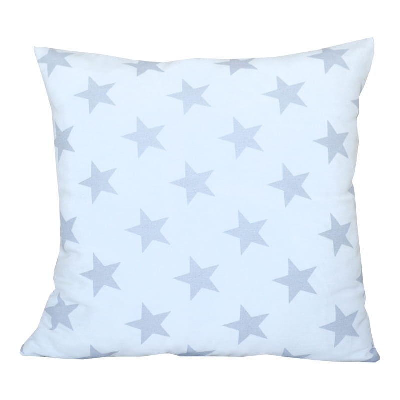 Poszewka świąteczna - Szare gwiazdy