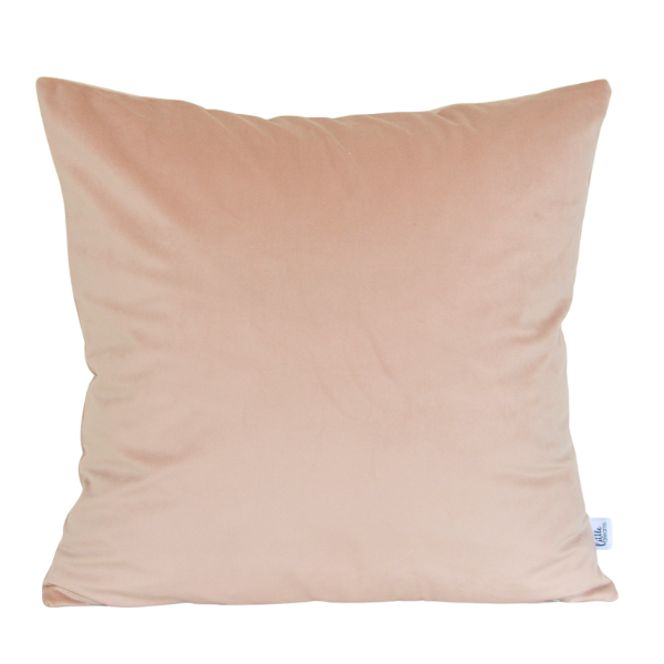 Poszewka welurowa MIRA brudny róż