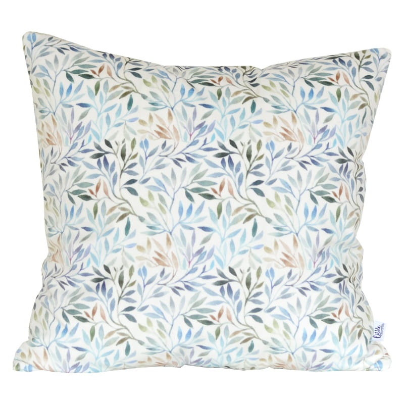 Poszewka welurowa w listki - LISA