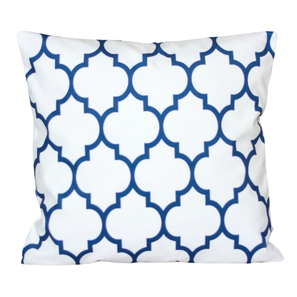 Poszewka marokańska koniczyna - granat