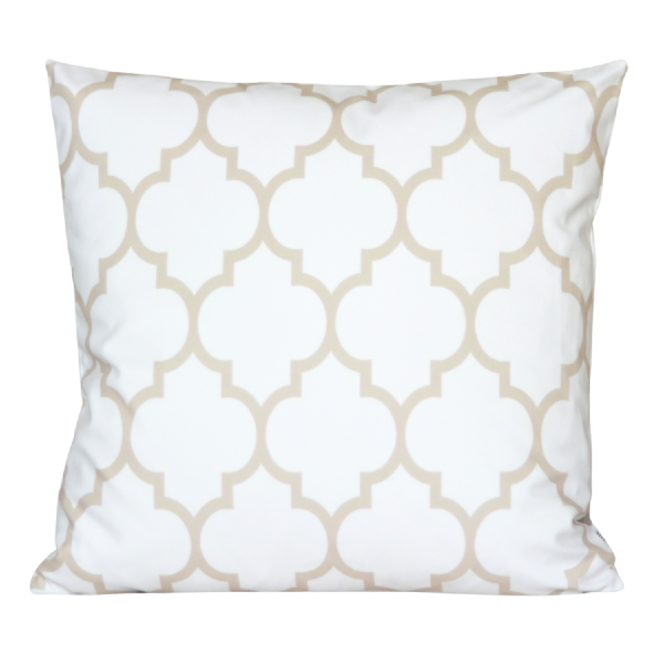 Poszewka marokańska koniczyna - beż