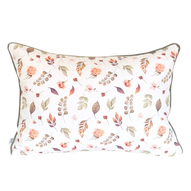 Poszewka dekoracyjna 35x50 w delikatne kwiaty 