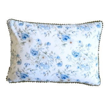 Poszewka dekoracyjna 35x50 w róże BLUE ROSE